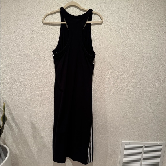 1022 ADIDAS 3 Stripe tank dress SZ L - Picture 2 of 3